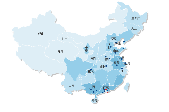 泰州世紀(jì)泰鋒機電設(shè)備制造有限公司辦事處 世紀(jì)泰鋒全 國辦事處分布圖